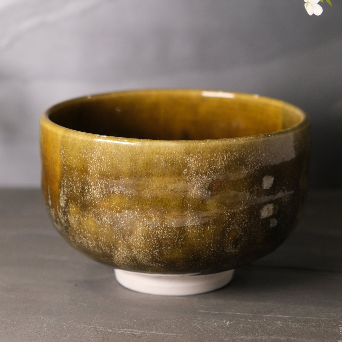 Jade Garden - Matcha bowl by Takekoshi Shoichiro