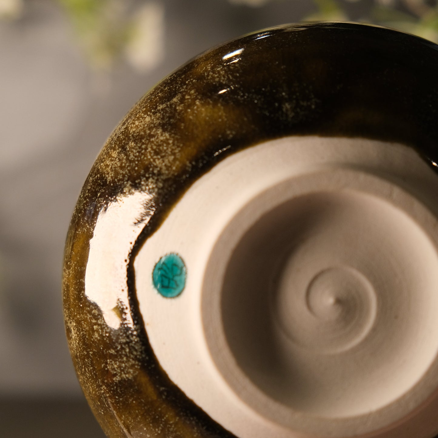 Jade Garden - Matcha bowl by Takekoshi Shoichiro