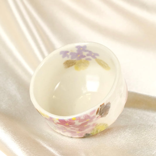 Summer Hydrangea - Mini Matcha Bowl