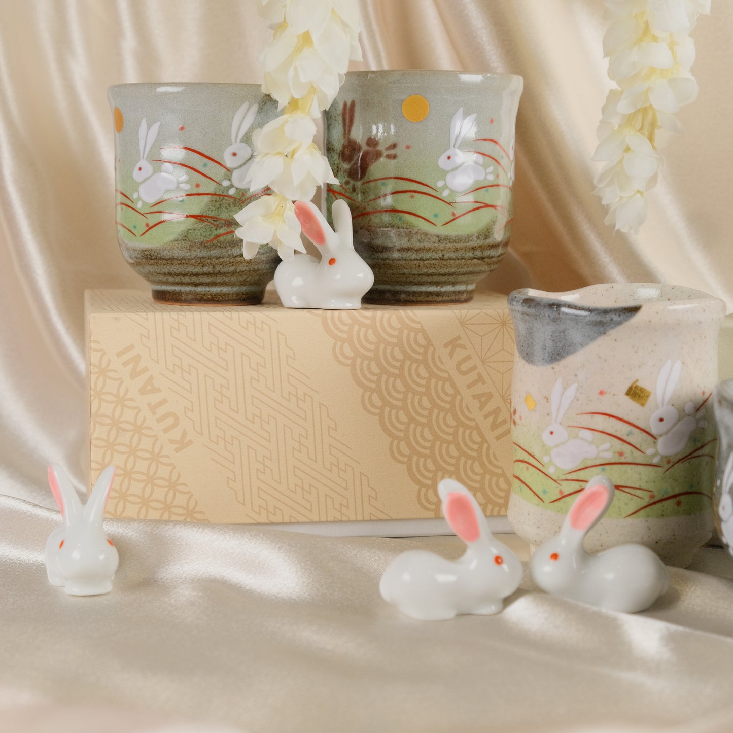 Moonhill Harmony - Couple Tea cup by Kutani