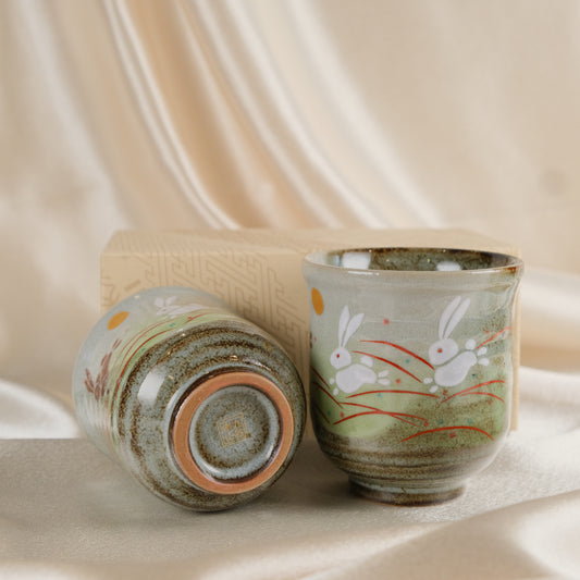 Moonhill Harmony - Couple Tea cup by Kutani