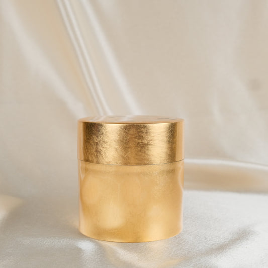 Wings Among Blossoms - Hand painted Tea Cannister