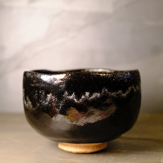 Black raku - Kuraku by Heian Shoetsu