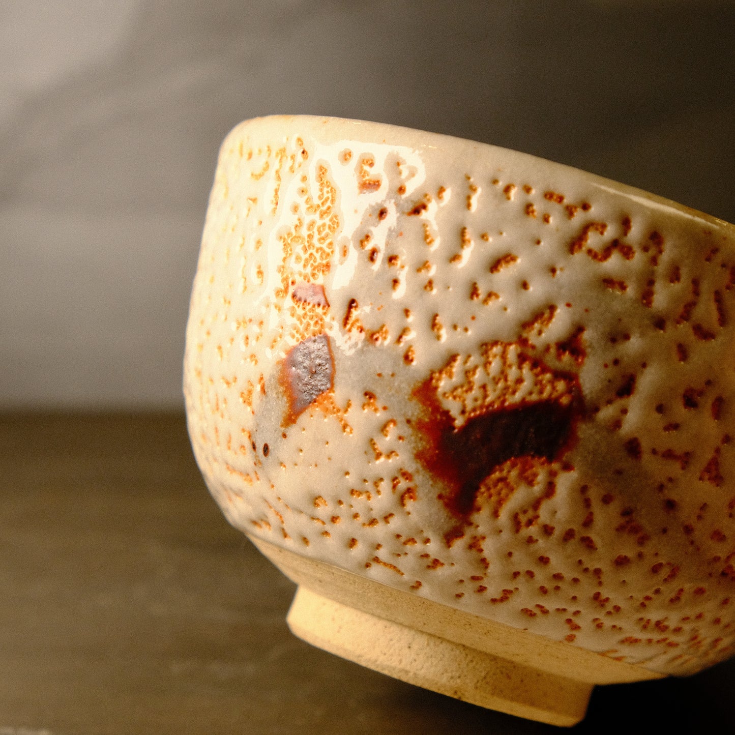 Shino Ware Matcha Bowl