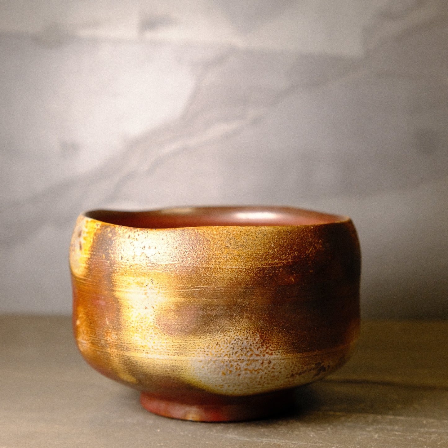 Bizen - Matcha bowl by Mimura Tohaku